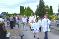  MSZA ŚWIĘTA ZA ZMARŁYCH I PROCESJA RÓŻAŃCOWA NA CMENTARZ 