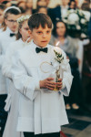  PIERWSZA KOMUNIA ŚWIETA (FOTO: OBSŁUGA UROCZYSTOŚCI) 
