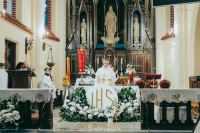  PIERWSZA KOMUNIA ŚWIETA (FOTO: OBSŁUGA UROCZYSTOŚCI) 