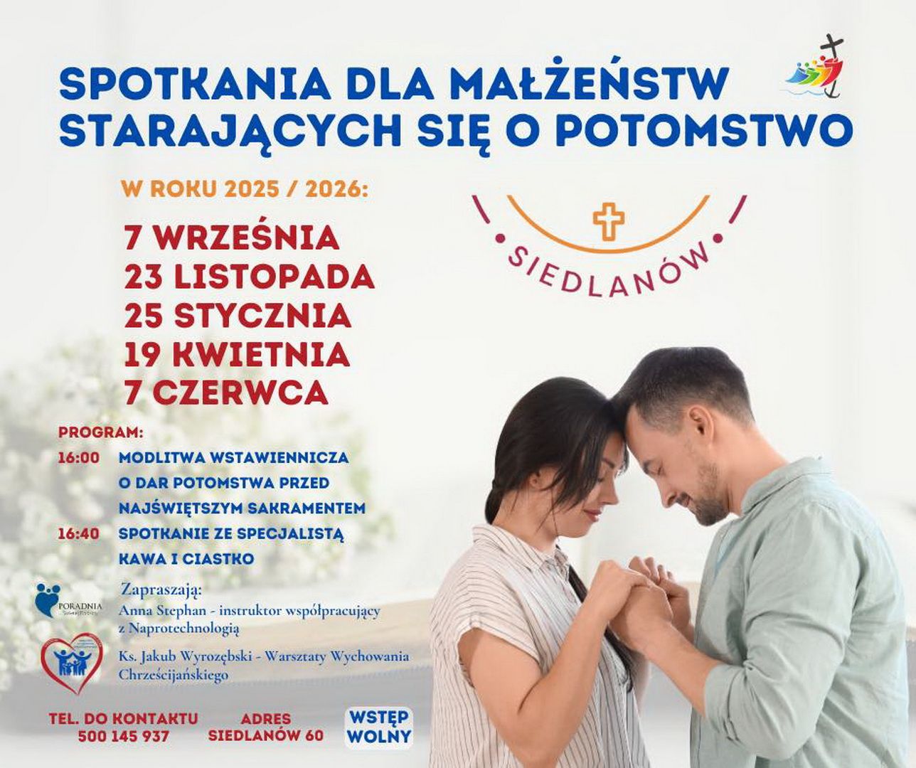 25.01.2026 r. - SPOTKANIE DLA MAŁŻEŃSTW STARAJĄCYCH SIĘ O POTOMSTWO