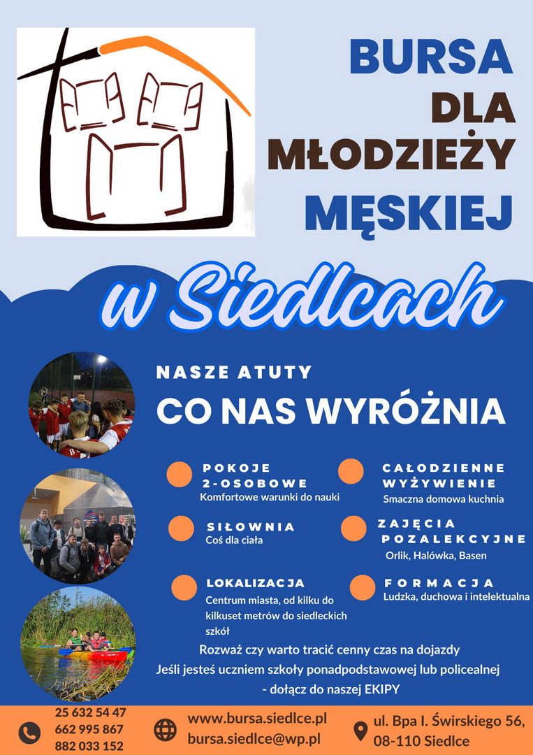 BURSA DLA MŁODZIEŻY MĘSKIEJ W SIEDLCACH