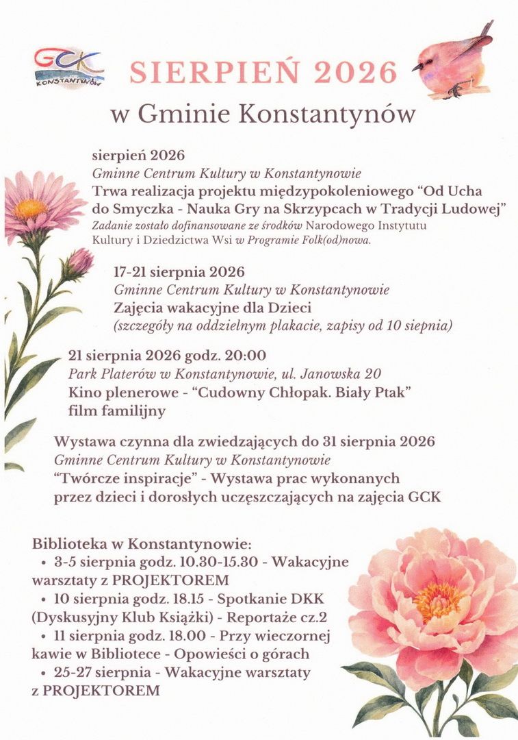 SIERPIEŃ W GMINIE KONSTANTYNÓW