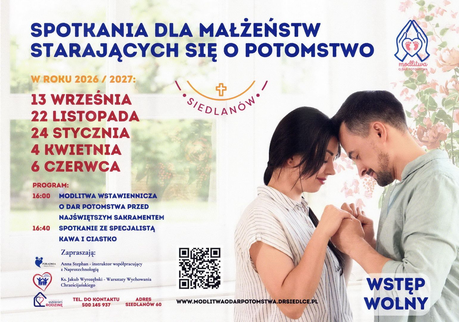 SPOTKANIA DLA MAŁŻEŃSTW STARAJĄCYCH SIĘ O POTOMSTWO